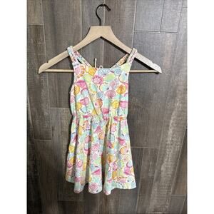 ISAAC MIZRAHI Girls Shell‎ Pattern Dress Very Cute Back - Size S (5/6)